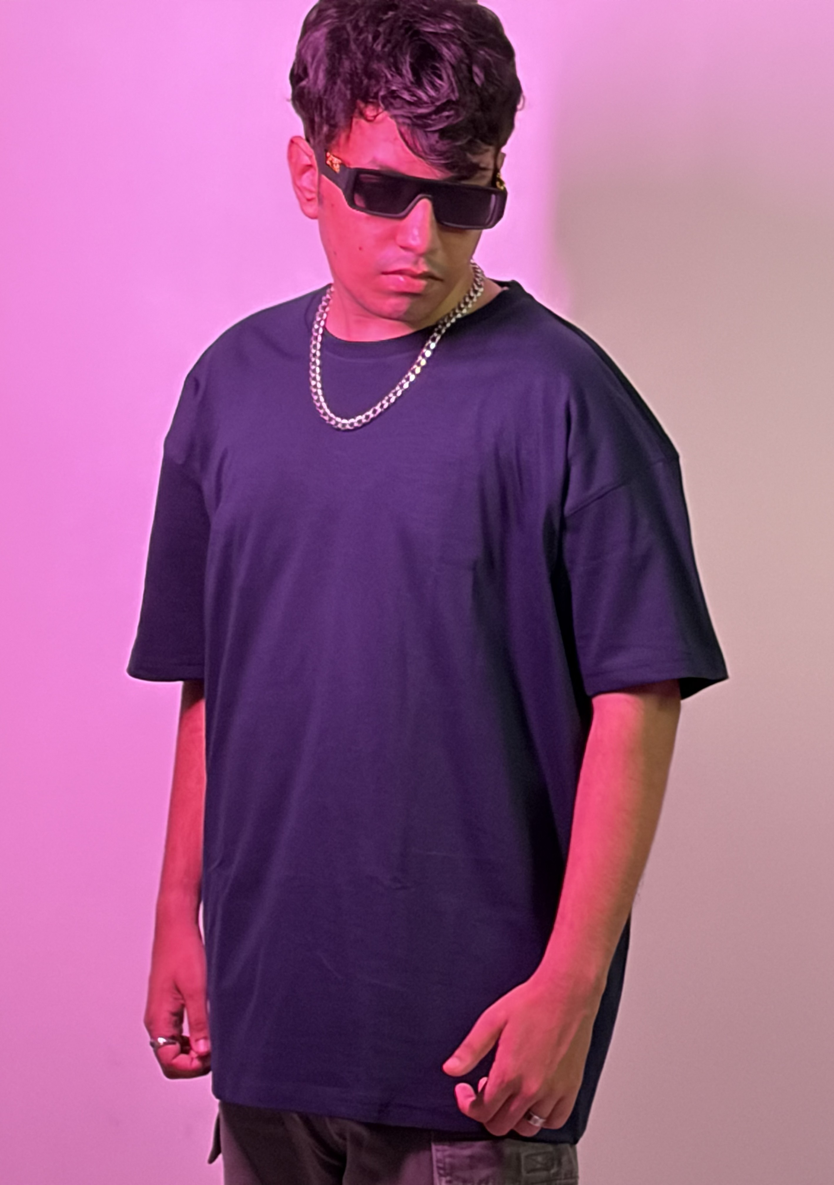 NAVY BLUE TEE